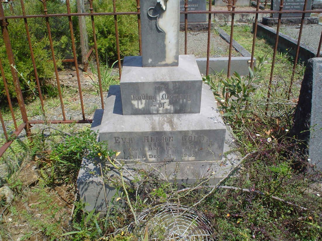 GOLD Eva Allan 1887-1902