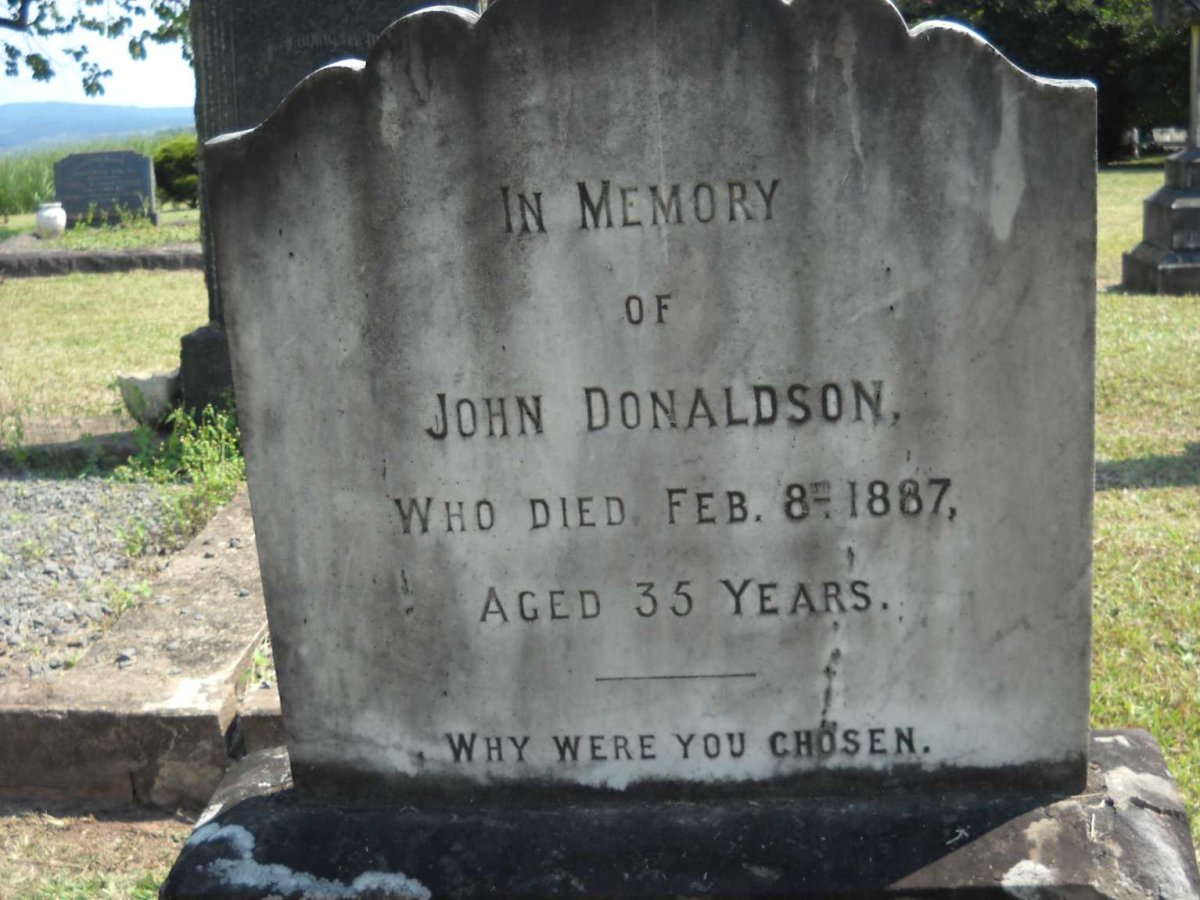 DONALDSON John -1887
