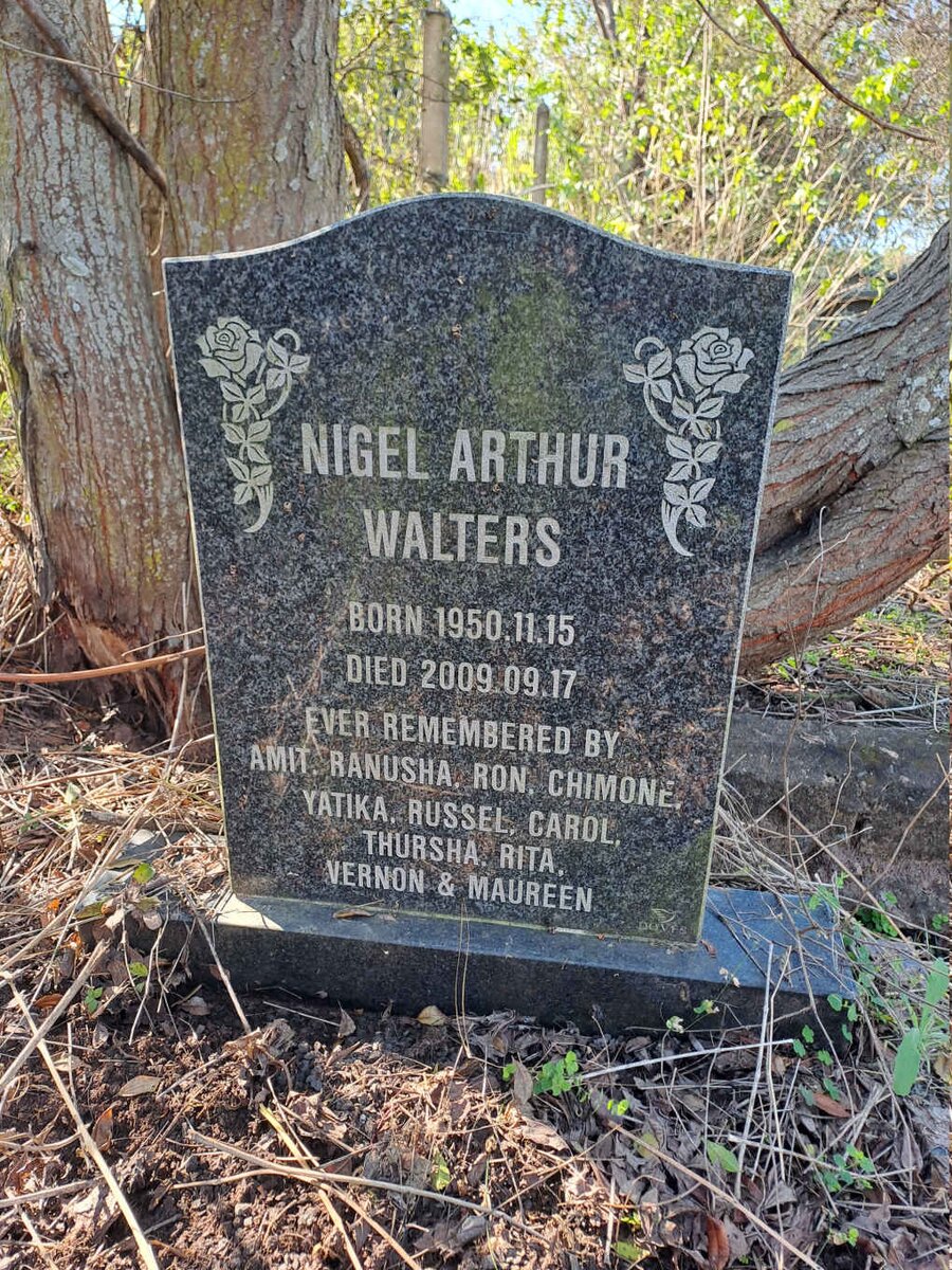 WALTERS Nigel Arthur 1950-2009