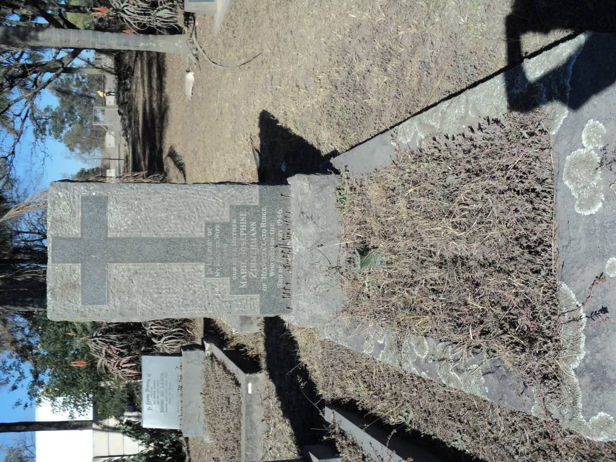 ZIMMERMANN Marie Josephine -1946