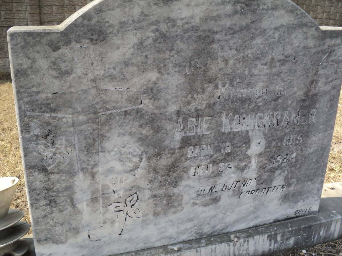 KONIGKRAMER Abie 1915-1984