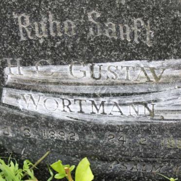 WORTMANN H.C. Gustav 1892-1955