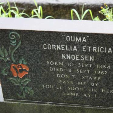 KNOESEN Cornelia Etricia 1884-1967