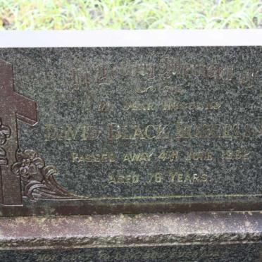 ROBERTSON David Black -19?2