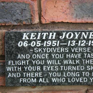 JOYNER Keith 1951-1996