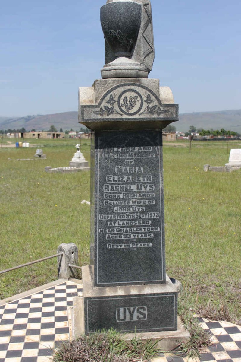 UYS Maria Elizabeth Rachel nee RICHARDS -1973