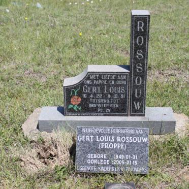 ROSSOUW Gert Louis 1922-1991 :: ROSSOUW Gert Louis 1949-2005