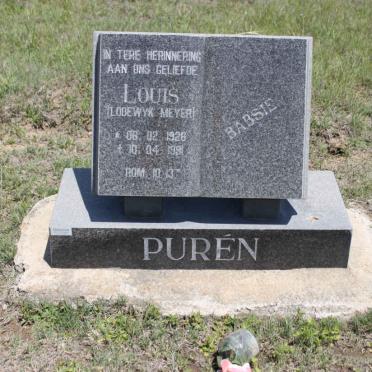PUREN Lodewyk Meyer 1926-1991