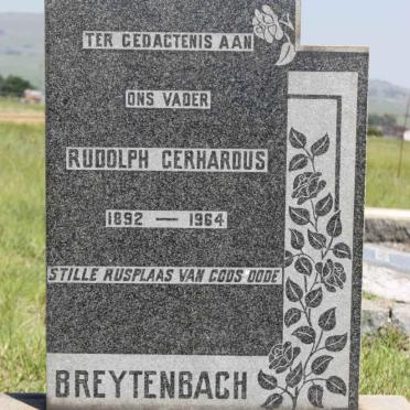 BREYTENBACH Rudolf Gerhardus 1892-1964