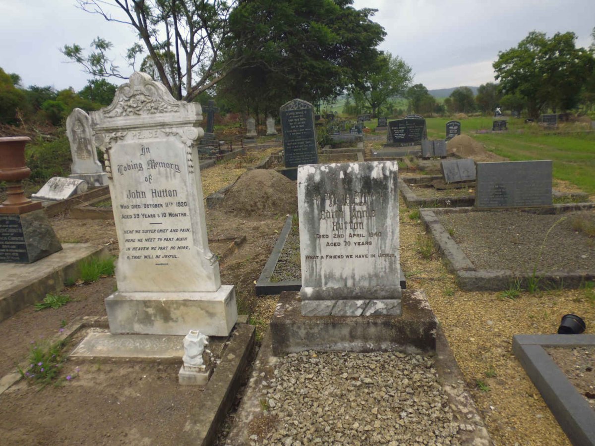 HUTTON John -1920 &amp; Edith Anne -1940