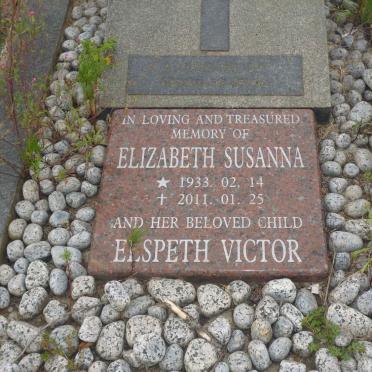 ? Elizabeth Susanna 1933-2011 :: ? Elspeth Victor