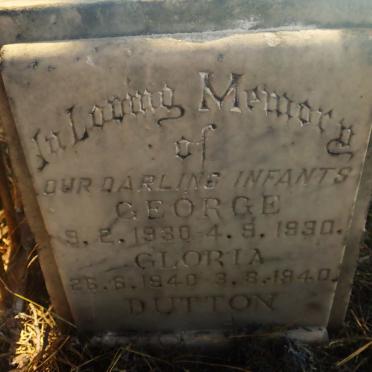 DUTTON George 1930-1930 :: DUTTON Gloria 1940-1940