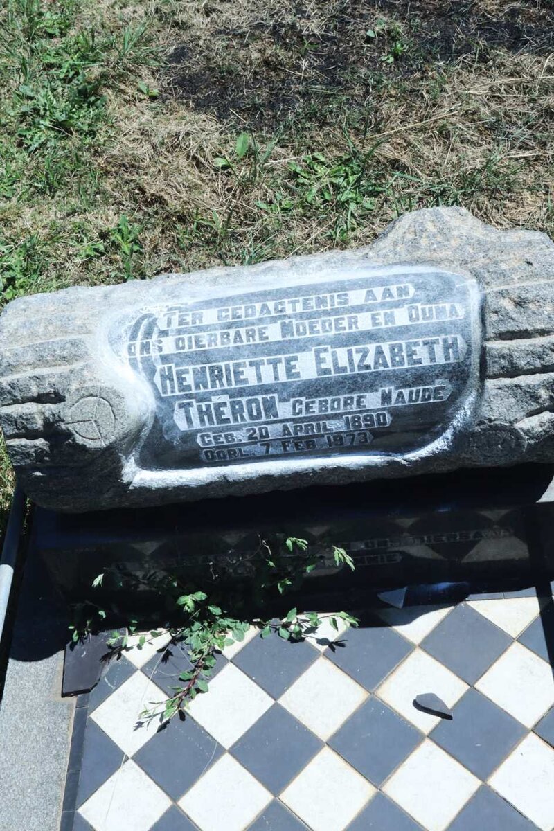 THERON Henriette Elizabeth nee NAUDE 1890-1973