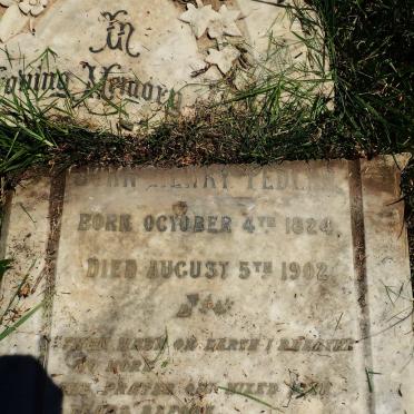 PEDLAR John Henry 1824-1902