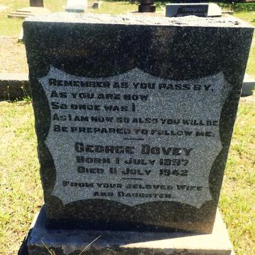 DOVEY George 1897-1942