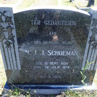 SCHOEMAN N.J.J. 1934-1974