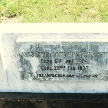 ZYL Josias Edward Hoffman, van 1834-1930