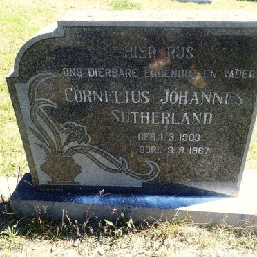 SUTHERLAND Cornelius Johannes 1903-1967