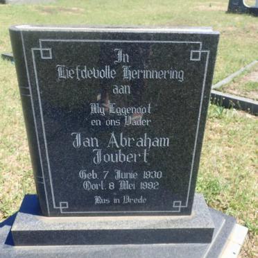 JOUBERT Jan Abraham 1930-1992