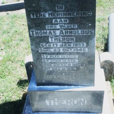 THERON Thomas Arnoldus 1857-1946