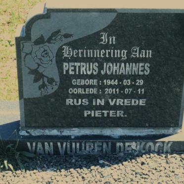KOCK Petrus Johannes, de VAN VUUREN 1944-2011