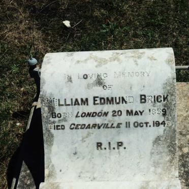 BRICK William Edmund 1859-1940 &amp; Ellen Sophia SCOTT 1871-1955