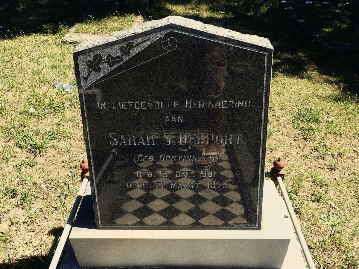 DELPORT Andries H.J. 1896-1959 &amp; Sarah S. OOSTHUIZEN 1901-1979