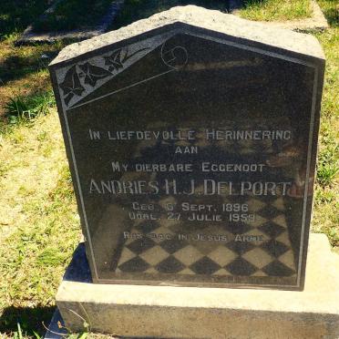 DELPORT Andries H.J. 1896-1959 &amp; Sarah S. OOSTHUIZEN 1901-1979