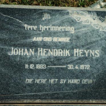 HEYNS Johan Hendrik 1893-1972 &amp; Magdalena Aletta Johanna COETSER 1902-1977