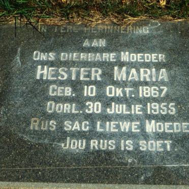 MAARTENS Hester Maria 1867-1955