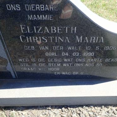 MARX Frans Hercules 1891-1971 &amp; Elizabeth Christina Maria 1906-1990