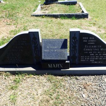 MARX Frans Hercules 1891-1971 &amp; Elizabeth Christina Maria 1906-1990