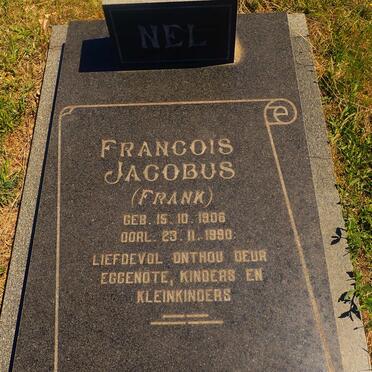 NEL Francois Jacobus 1906-1990 &amp;  Sophia Maria DU TOIT 1915-2007