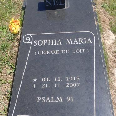 NEL Francois Jacobus 1906-1990 &amp;  Sophia Maria DU TOIT 1915-2007