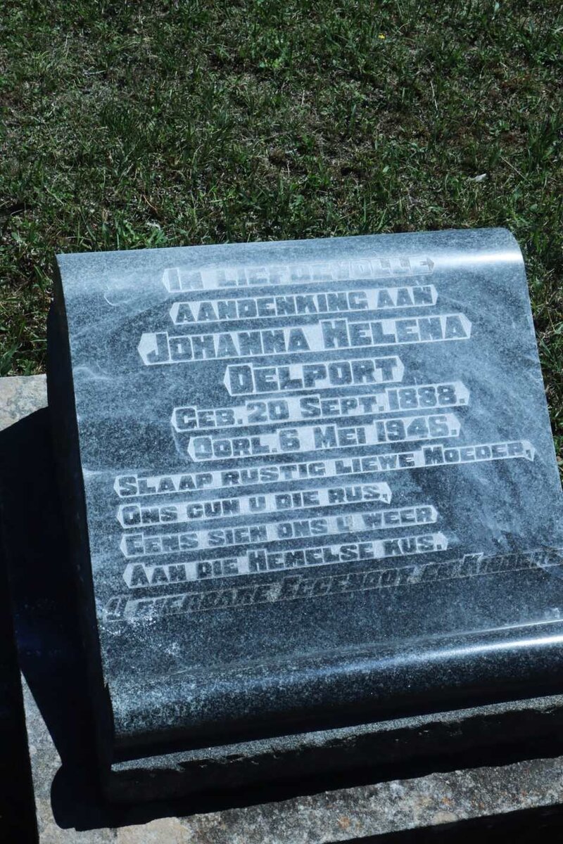 DELPORT Johanna Helena 1888-1946