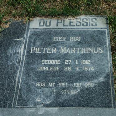 PLESSIS Pieter Marthinus, du 1912-1974