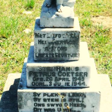 COETSER Stephanus Petrus 1943-1944