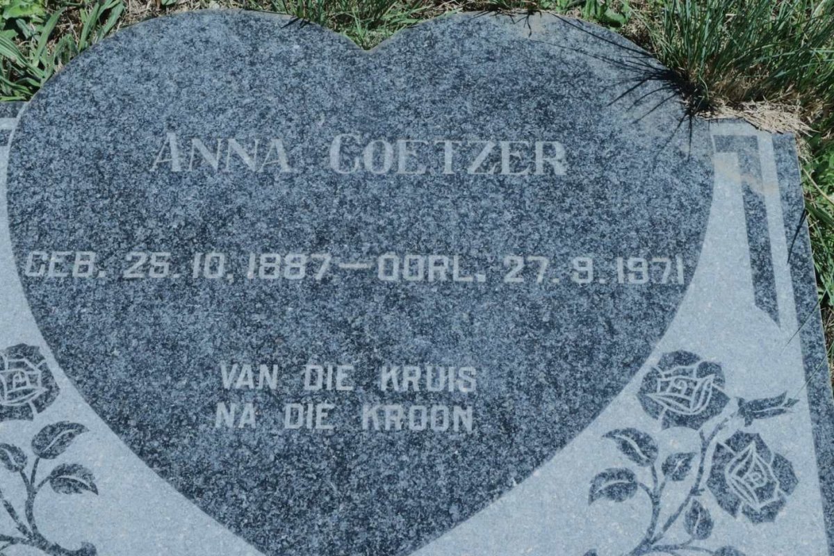 COETZER Anna 1887-1971