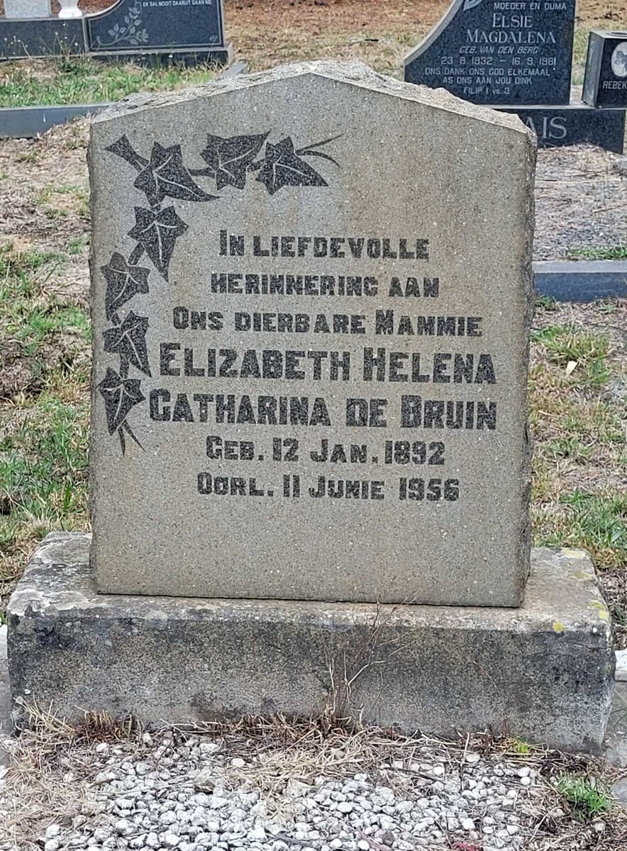 BRUIN Elizabeth Helena Catharina, de 1892-1956