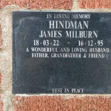 HINDMAN James Milburn 1922-1995