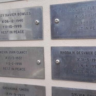 BOWLES :: FLEURANT :: CLANCY :: DE MARIGNY