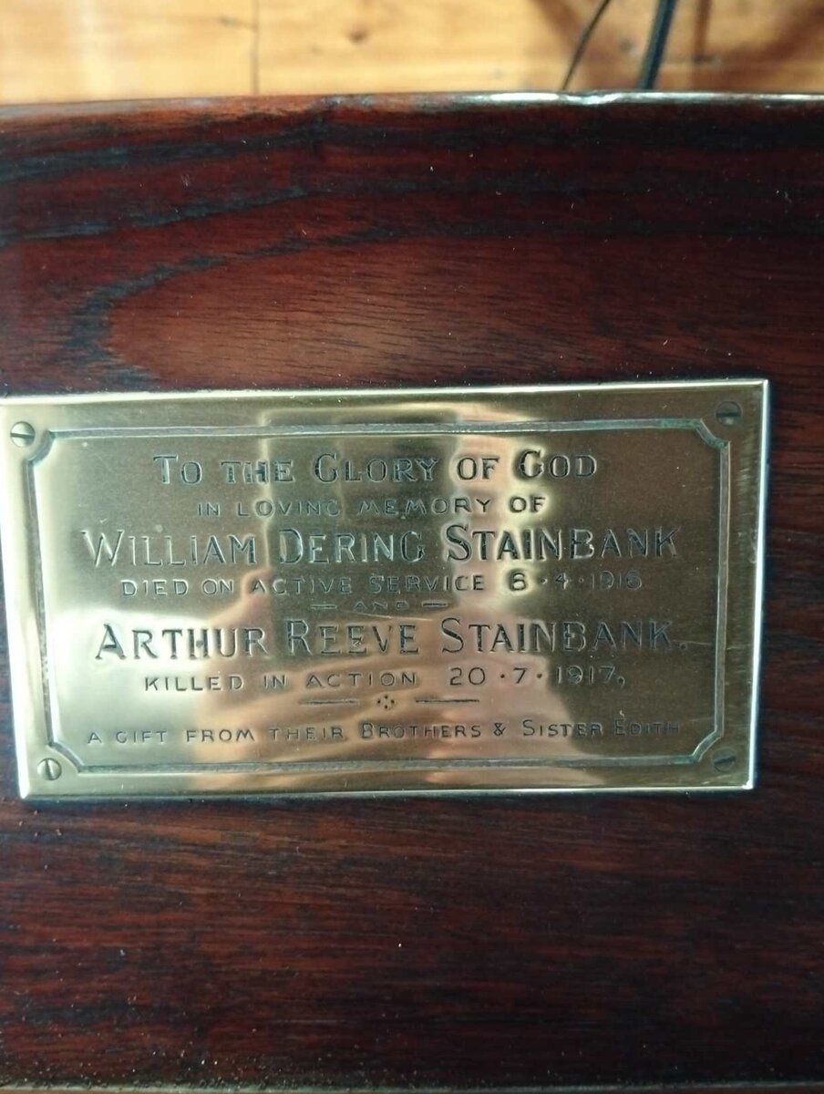 STAINBANK William Dering -1916 :: STAINBANK Arthur Reeve -1917