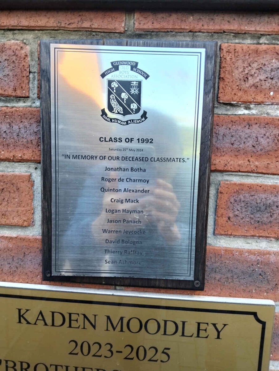 12. Class of 1992 - Deceased classmates