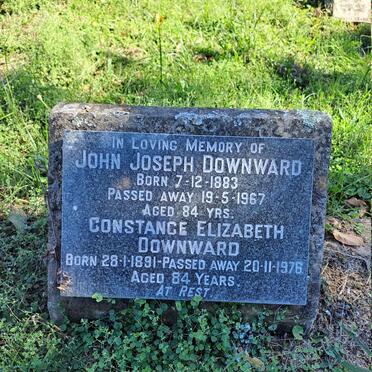 DOWNWARD John Joseph 1883-1967 & Constance Elizabeth 1891-1976