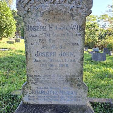 GOODWIN Joseph H -1912 & Charlotte Marian 1856-1930 :: GOODWIN Joseph John -1878