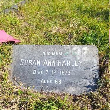 HARLEY Susan Ann -1972