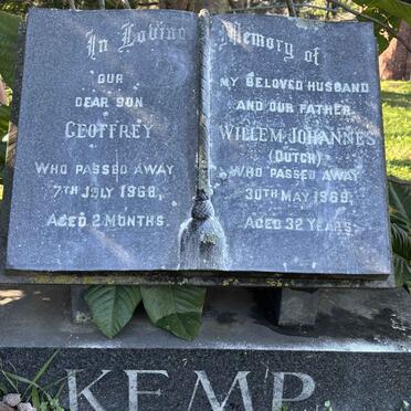 KEMP Willem Johannes -1969 :: KEMP Geoffrey -1968