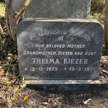 KIEZER Thelma 1923-1977