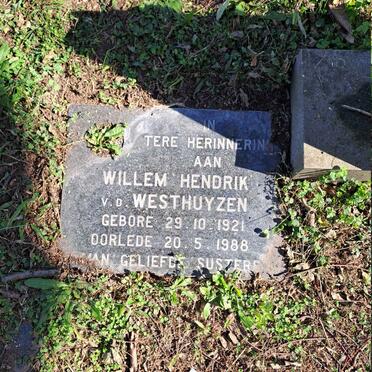 WESTHUYZEN Willem Hendrik, v.d. 1921-1988