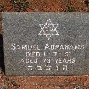ABRAHAMS Samuel -1951